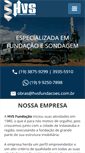 Mobile Screenshot of hvsfundacoes.com.br